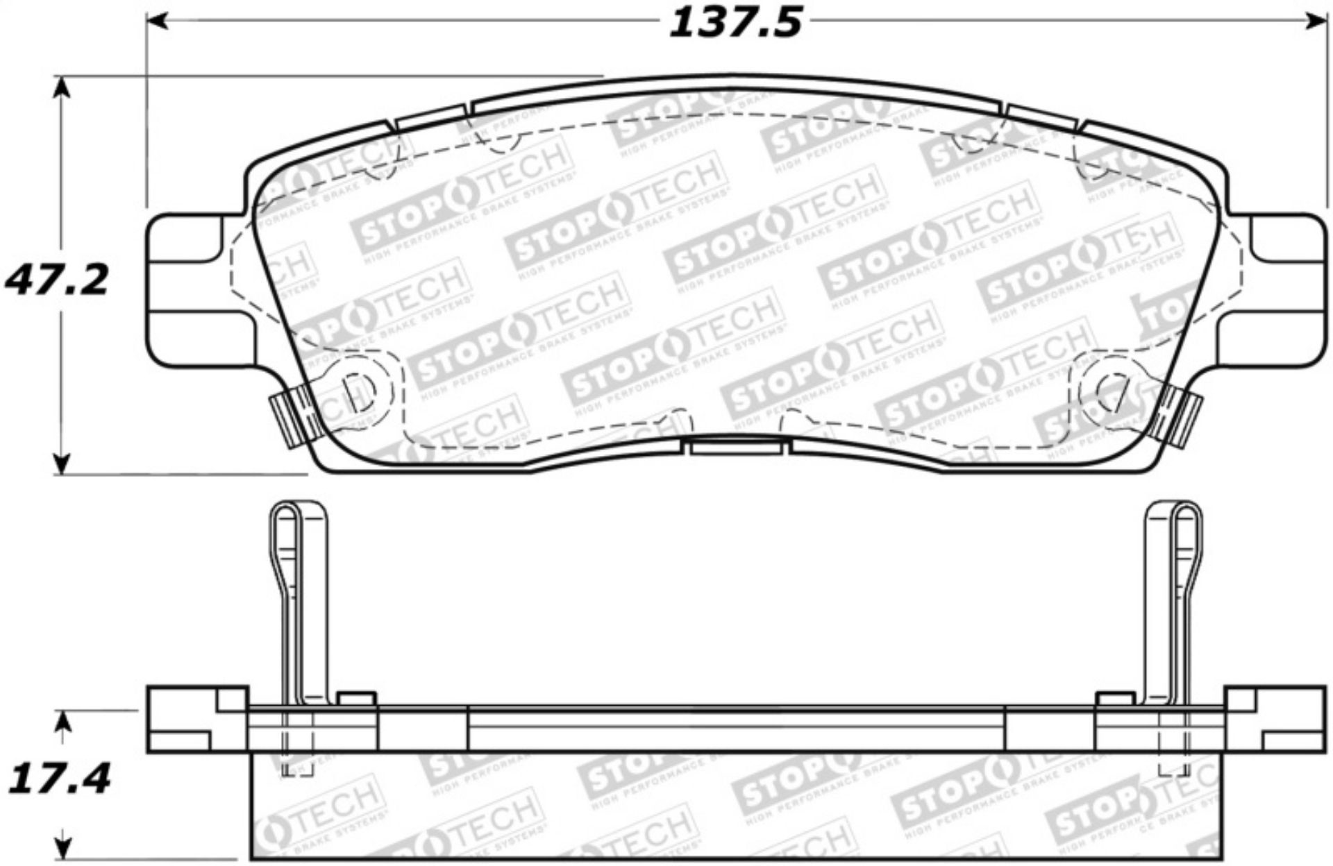 Picture of StopTech Street Select Brake Pads