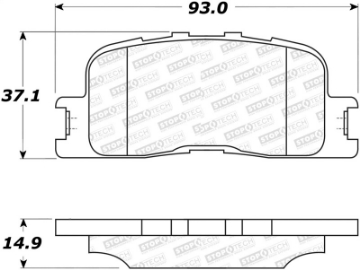 Picture of StopTech Street Select Brake Pads
