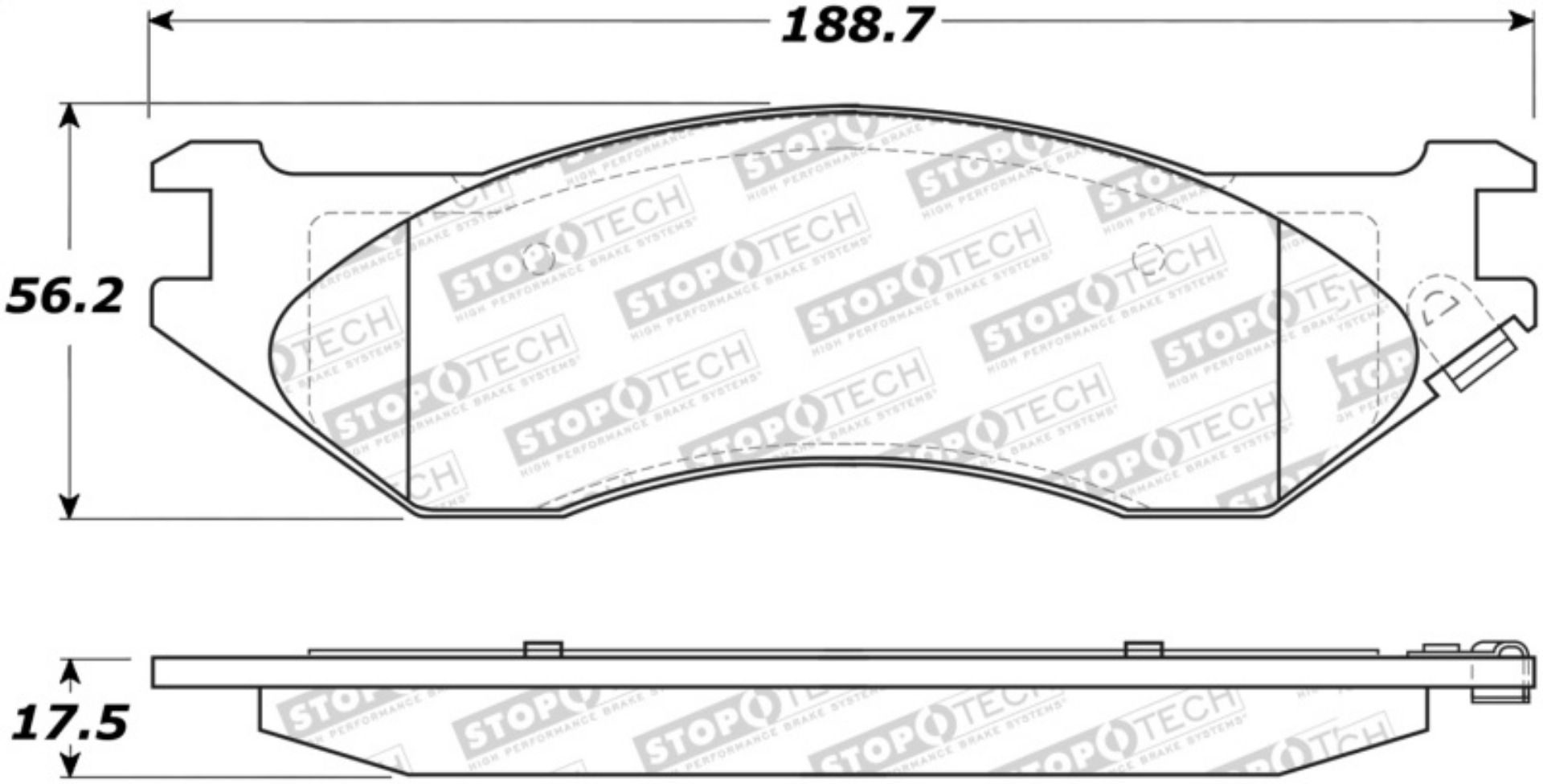 Picture of StopTech Street Select Brake Pads
