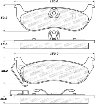 Picture of StopTech Street Select Brake Pads