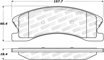 Picture of StopTech Street Select Brake Pads