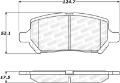 Picture of StopTech Street Select Brake Pads