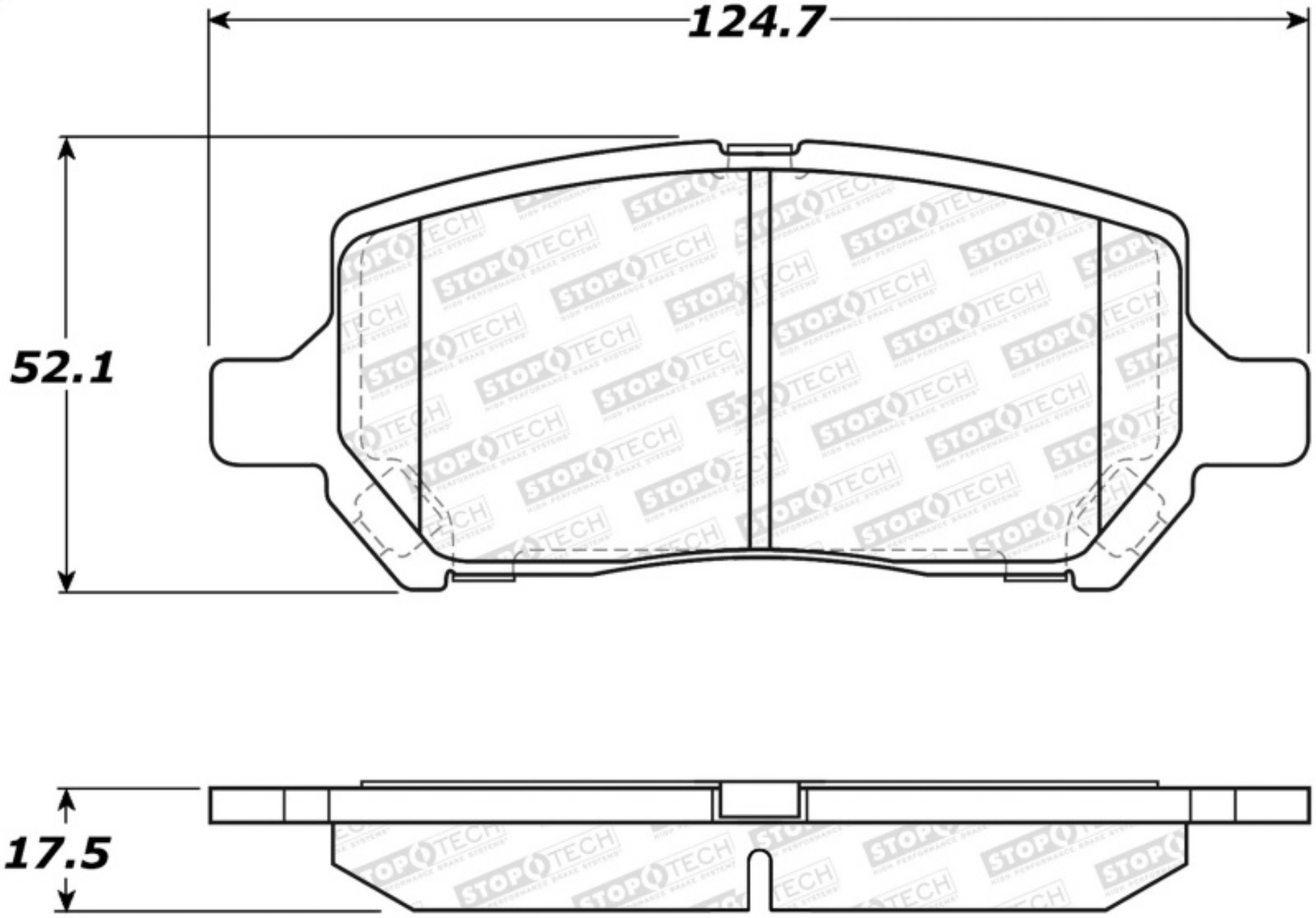 Picture of StopTech Street Select Brake Pads
