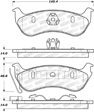 Picture of StopTech Street Select Brake Pads