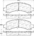 Picture of StopTech Street Select Brake Pads