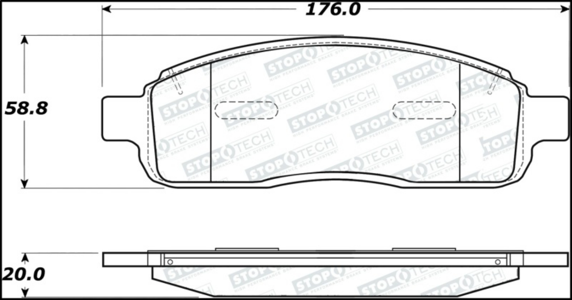 Picture of StopTech Street Select Brake Pads