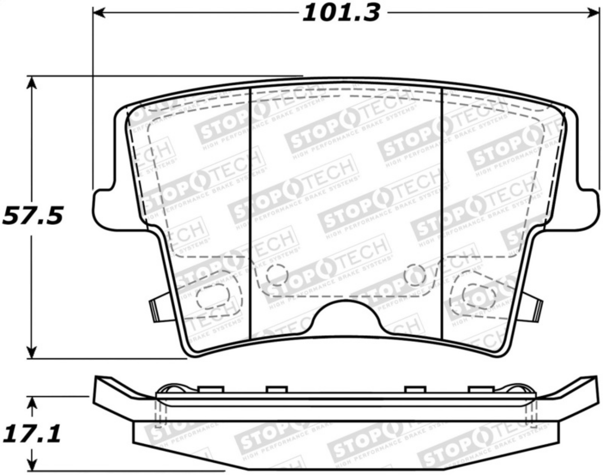 Picture of StopTech Street Select Brake Pads