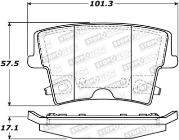 Picture of StopTech Street Select Brake Pads