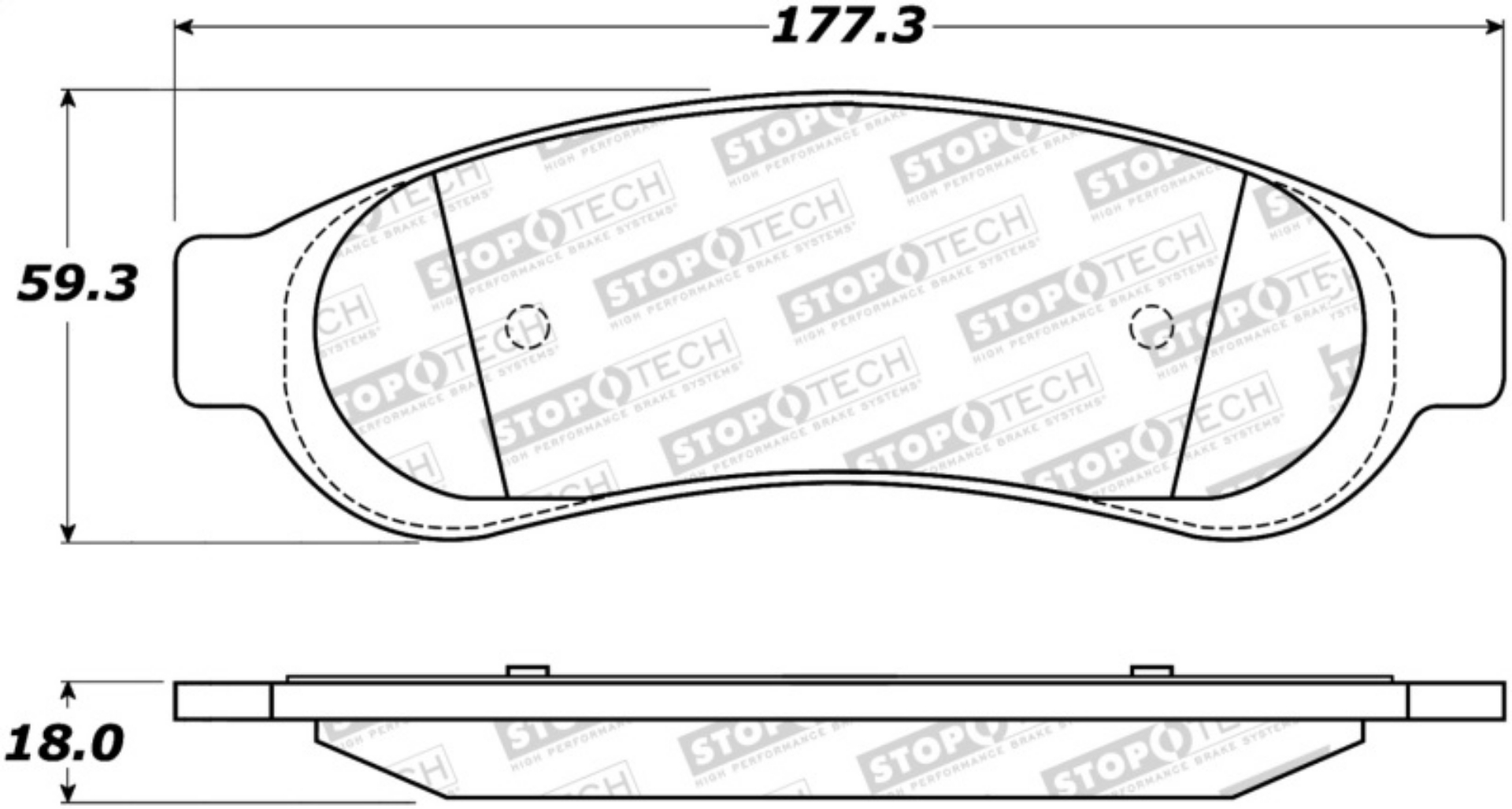 Picture of StopTech Street Select Brake Pads