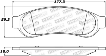 Picture of StopTech Street Select Brake Pads