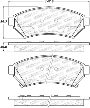 Picture of StopTech Street Select Brake Pads