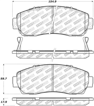 Picture of StopTech Street Select Brake Pads