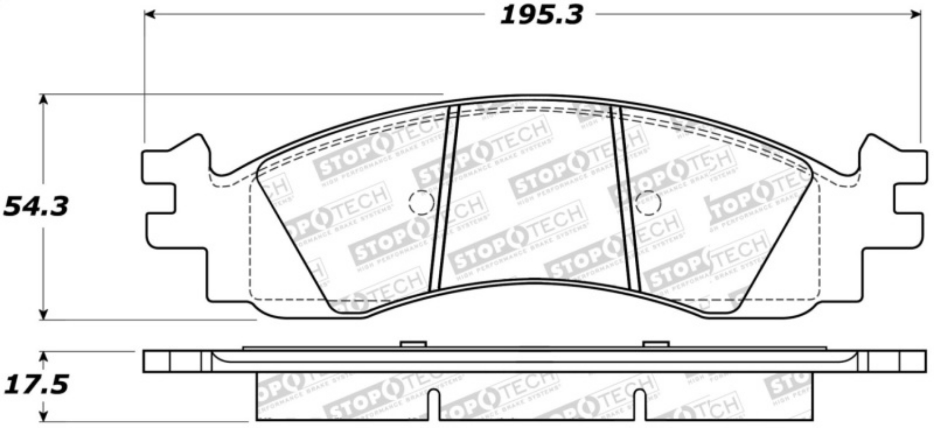 Picture of StopTech Street Select Brake Pads