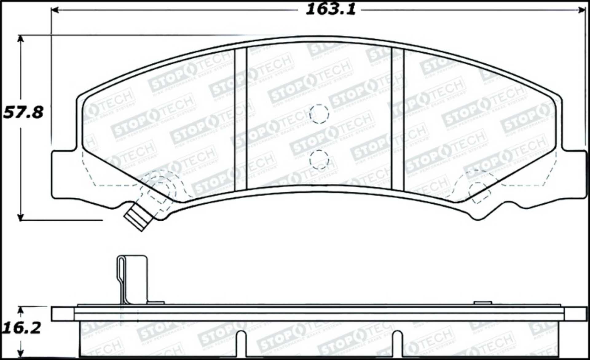 Picture of StopTech Street Select Brake Pads