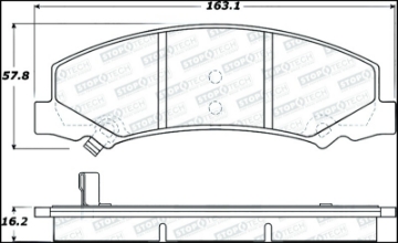 Picture of StopTech Street Select Brake Pads
