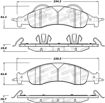 Picture of StopTech Street Select Brake Pads