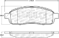 Picture of StopTech Street Select Brake Pads