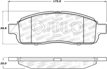 Picture of StopTech Street Select Brake Pads