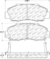 Picture of StopTech Street Select Brake Pads - Front