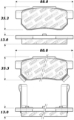 Picture of StopTech 90-01 Acura Integra Street Select Brake Pads - Rear