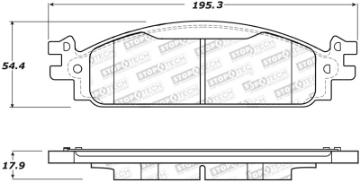 Picture of StopTech Street Select Brake Pads - Front