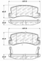 Picture of StopTech Street Select Brake Pads - Front