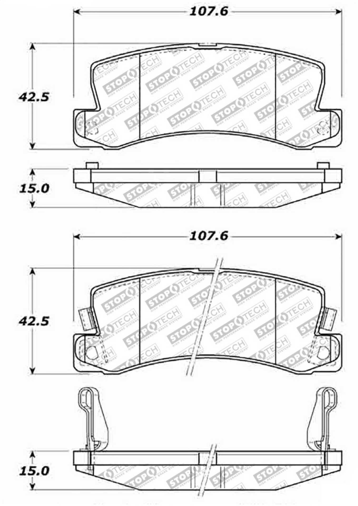 Picture of StopTech Street Select Brake Pads - Front