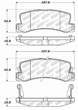 Picture of StopTech Street Select Brake Pads - Front