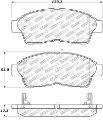 Picture of StopTech Street Select Brake Pads - Front