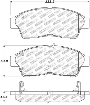 Picture of StopTech Street Select Brake Pads - Front