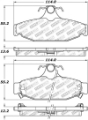Picture of StopTech Street Select Brake Pads - Front