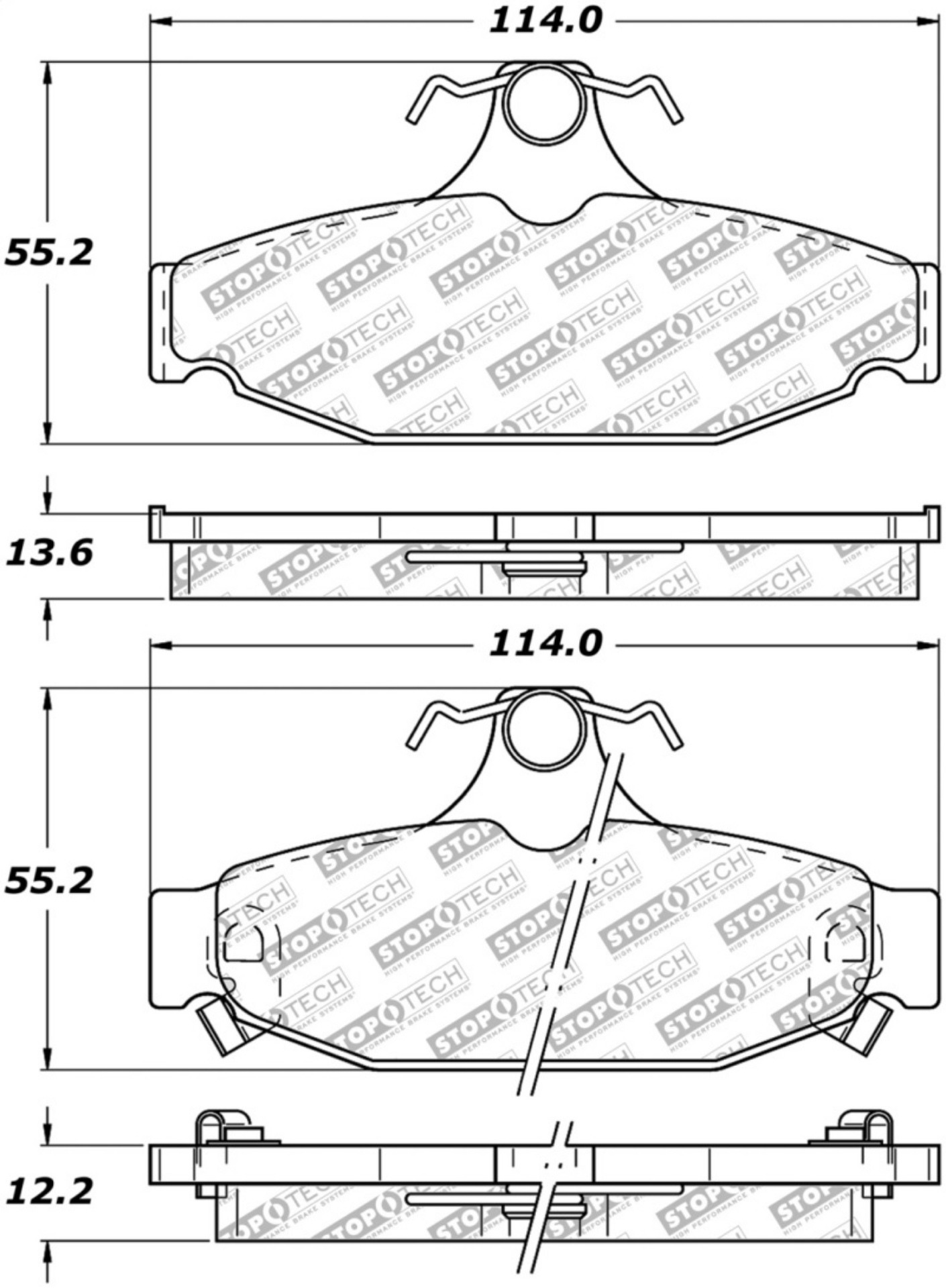 Picture of StopTech Street Select Brake Pads - Front
