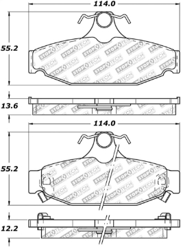 Picture of StopTech Street Select Brake Pads - Front