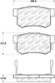 Picture of StopTech Street Select Brake Pads - Rear