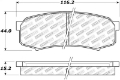 Picture of StopTech Street Select Brake Pads - Front
