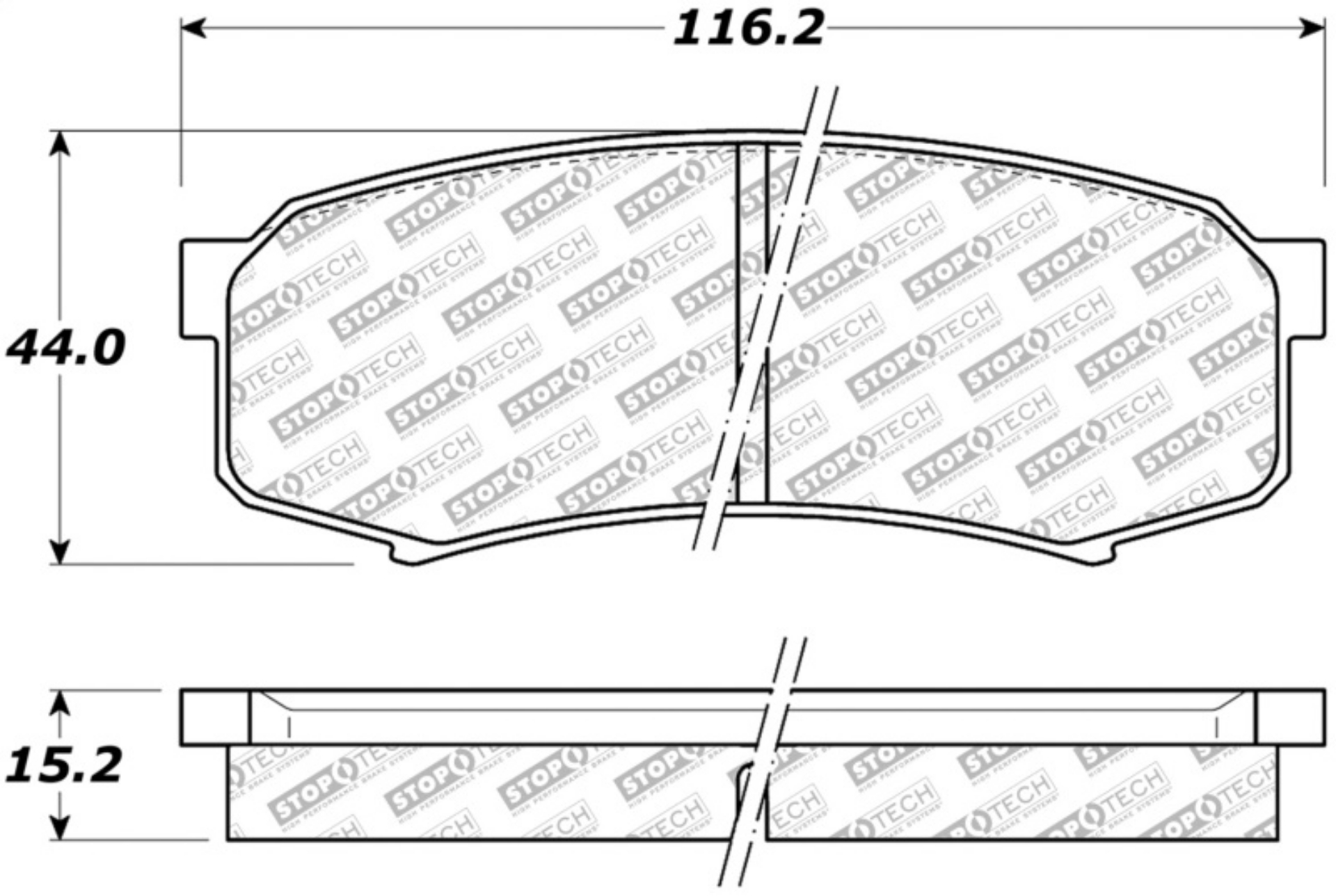 Picture of StopTech Street Select Brake Pads - Front