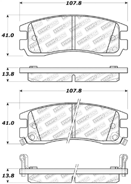 Picture of StopTech Street Select Brake Pads - Front