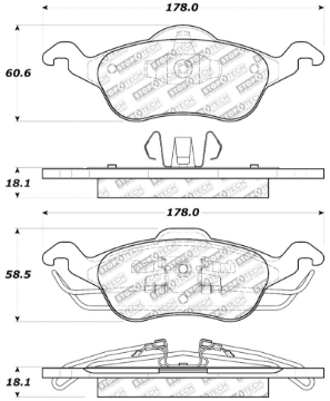 Picture of StopTech Street Select Brake Pads - Front