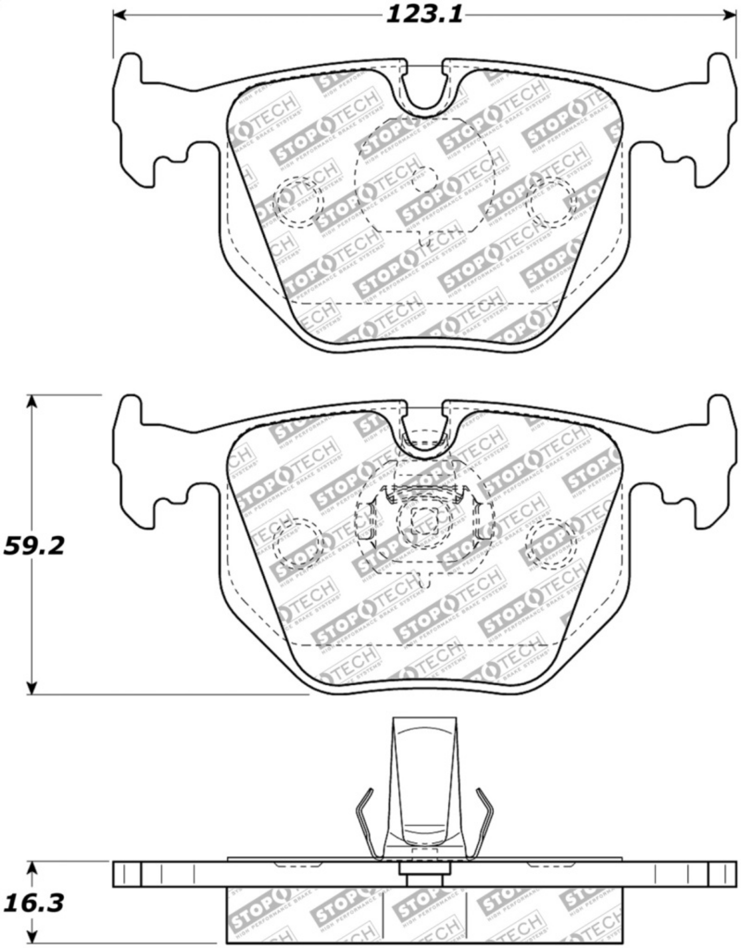 Picture of StopTech Street Select Brake Pads - Front