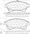 Picture of StopTech Street Select Brake Pads - Front