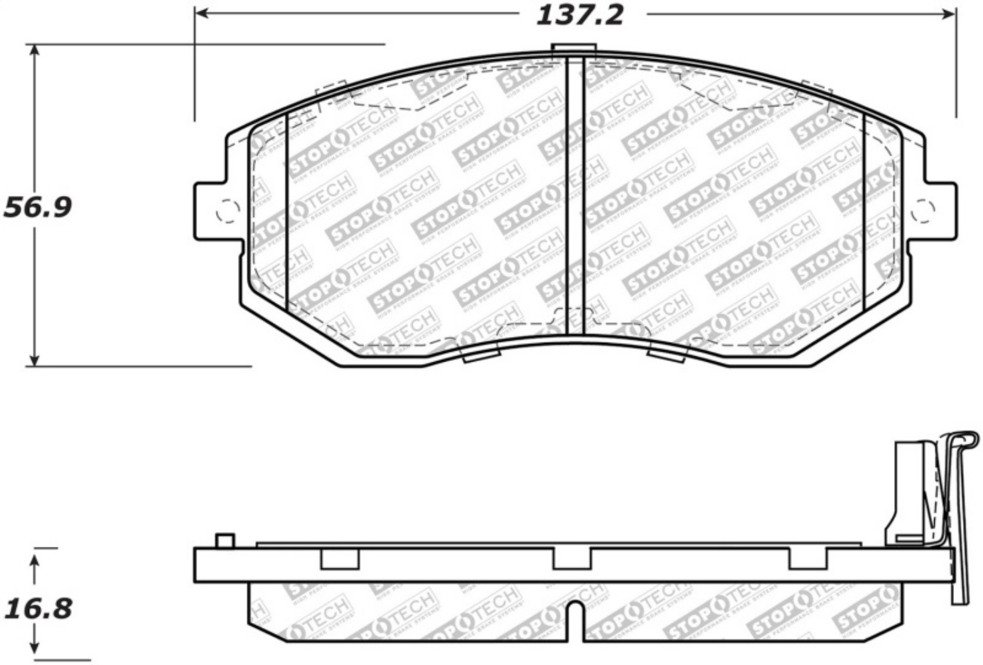 Picture of StopTech Street Select Brake Pads - Front