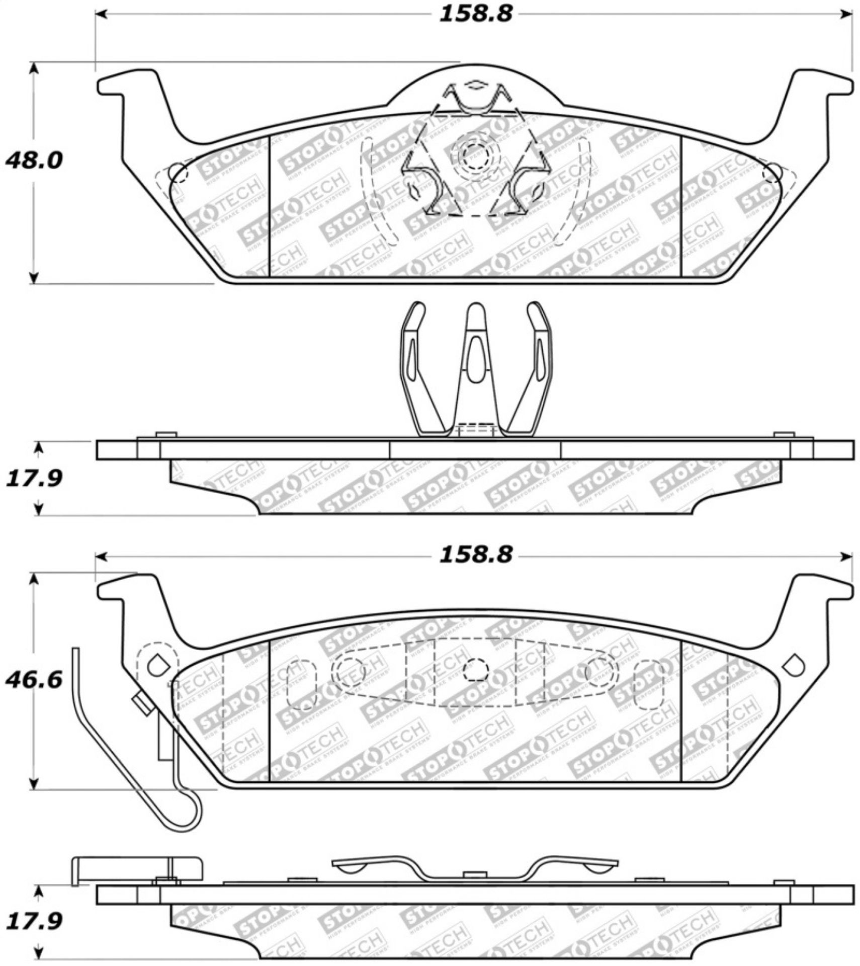 Picture of StopTech Street Select Brake Pads - Front