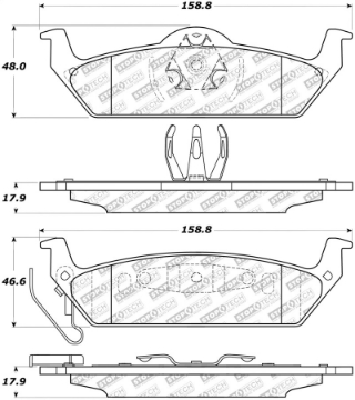 Picture of StopTech Street Select Brake Pads - Front