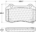 Picture of StopTech Street Select Brake Pads - Rear