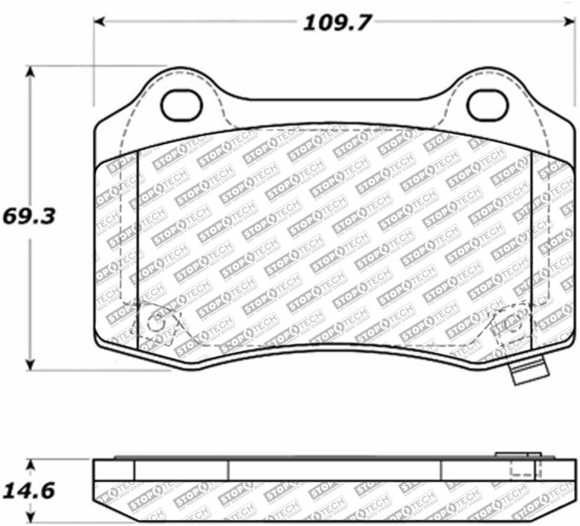 Picture of StopTech Street Select Brake Pads - Rear