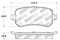 Picture of StopTech Street Select Brake Pads - Front