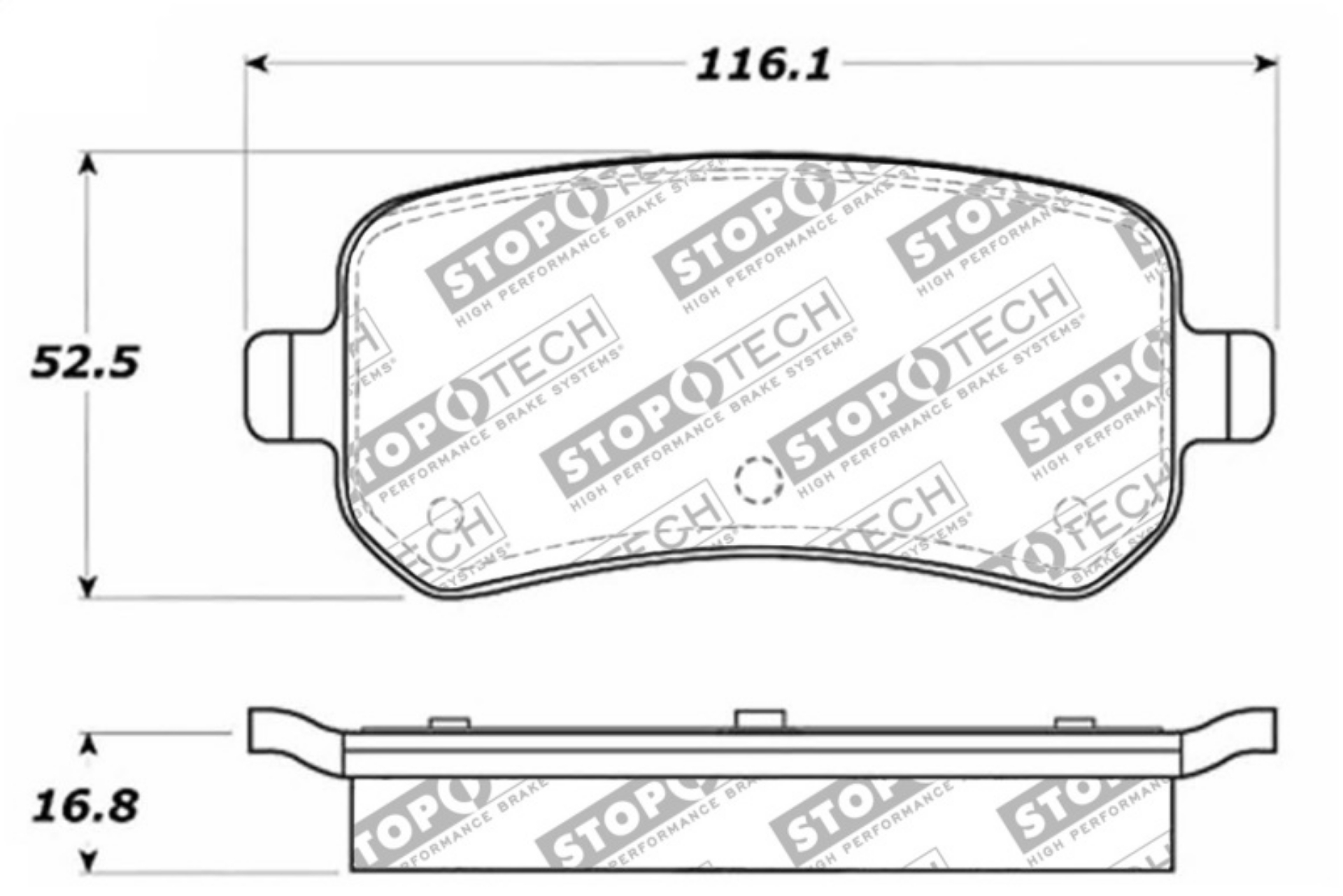 Picture of StopTech Street Select Brake Pads - Front