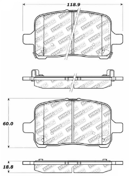 Picture of StopTech Street Select Brake Pads - Front