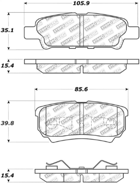 Picture of StopTech Street Select Brake Pads - Front