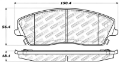 Picture of StopTech Street Select Brake Pads - Front